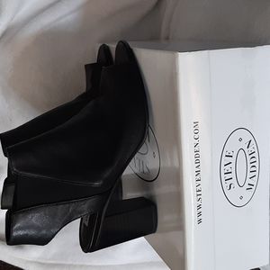 Nobel open toe wedge bootie